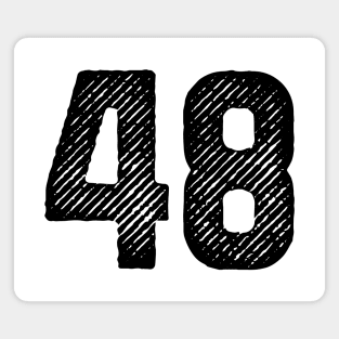 Forty Eight 48 Magnet